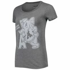 Homefield Women's Heathered Gray Alabama Crimson Tide Vintage Rammer Jammer Tri-Blend T-Shirt -Nike Sales Store DSCO1146288418 1927 ALT2