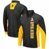 Colosseum Men's Black Appalachian State Mountaineers Bart Windshirt Quarter-Zip Pullover Jacket -Nike Sales Store DSCO1146288426 1007