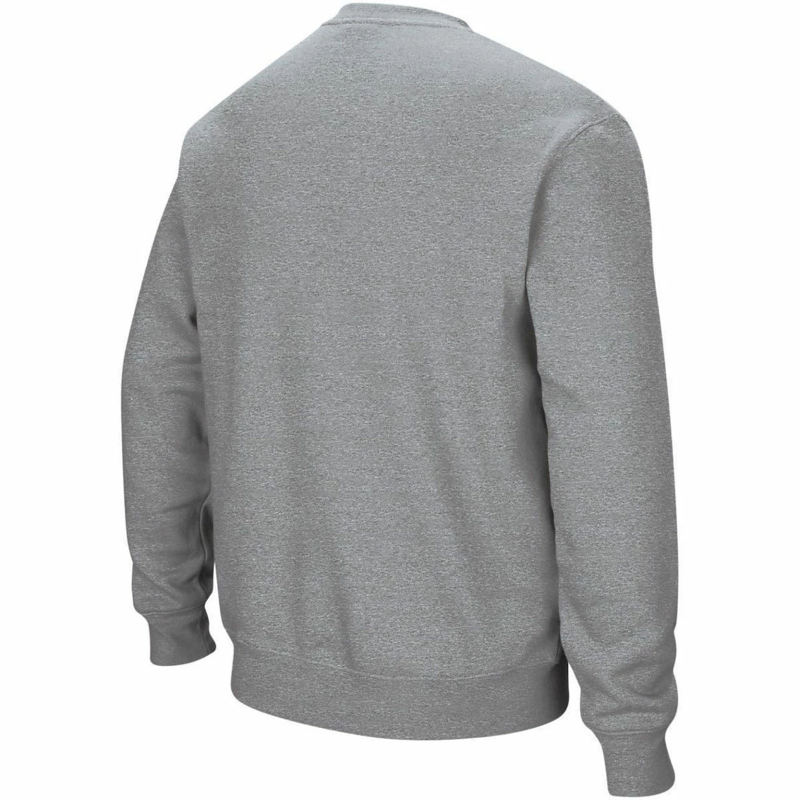 Colosseum Men's Heathered Gray Alabama Crimson Tide Arch & Logo Crew Neck Sweatshirt 6 Colosseum Men's Heathered Gray Alabama Crimson Tide Arch & Logo Crew Neck Sweatshirt - Image 4