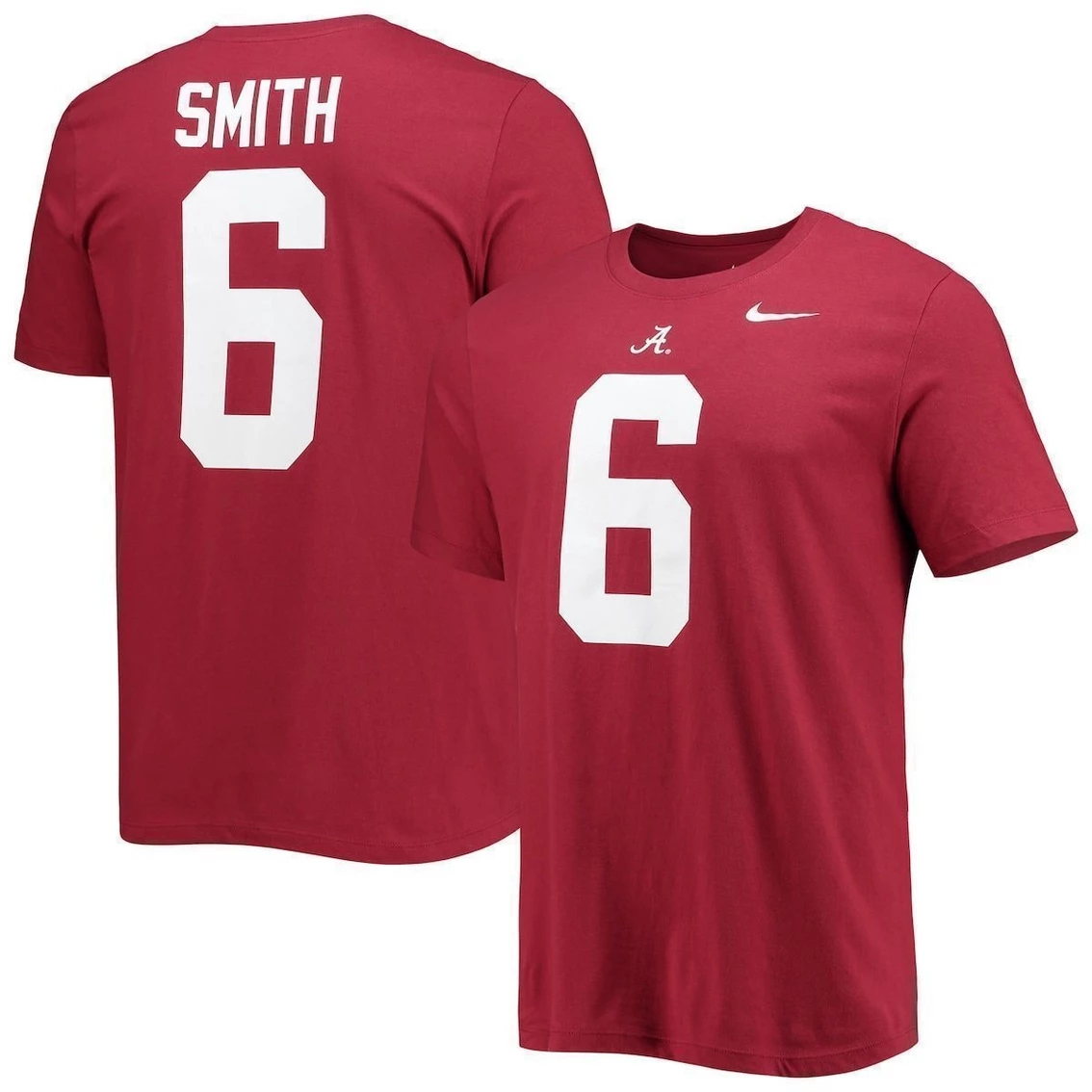 Nike Men's DeVonta Smith Crimson Alabama Crimson Tide Alumni Name & Number Team T-Shirt 3 Nike Men's DeVonta Smith Crimson Alabama Crimson Tide Alumni Name & Number Team T-Shirt