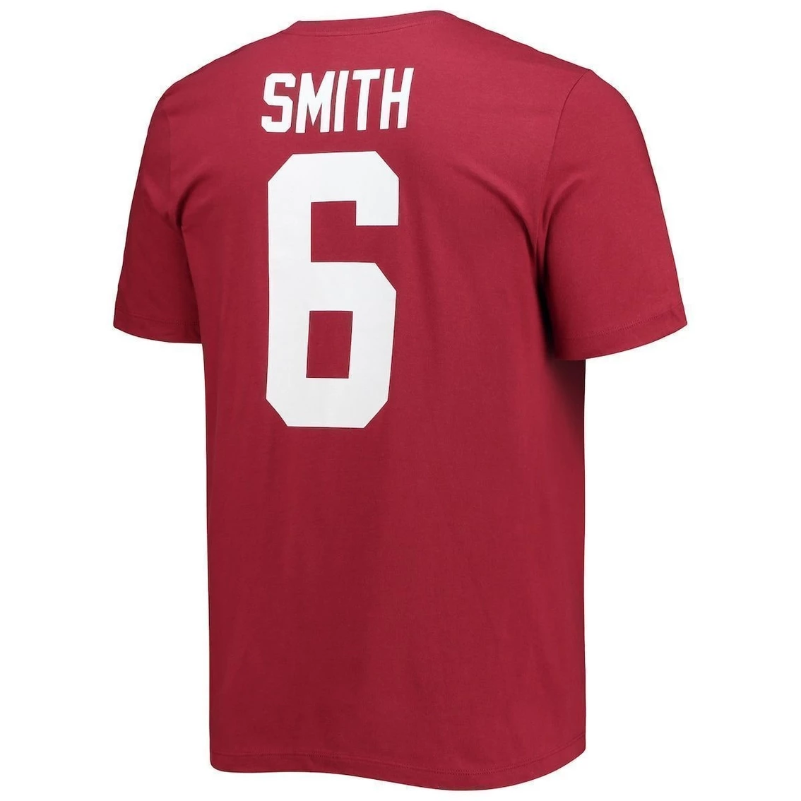 Nike Men's DeVonta Smith Crimson Alabama Crimson Tide Alumni Name & Number Team T-Shirt 6 Nike Men's DeVonta Smith Crimson Alabama Crimson Tide Alumni Name & Number Team T-Shirt - Image 4