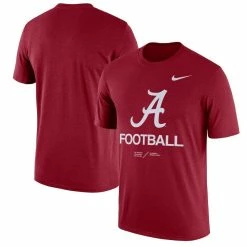 Nike Men's Heathered Crimson Alabama Crimson Tide Team Football Legend T-Shirt