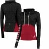 Colosseum Women's Black/Crimson Alabama Crimson Tide Scaled Cowl Neck Pullover Hoodie 2 Colosseum Women's Black/Crimson Alabama Crimson Tide Scaled Cowl Neck Pullover Hoodie -Nike Sales Store DSCO1147306504 1007