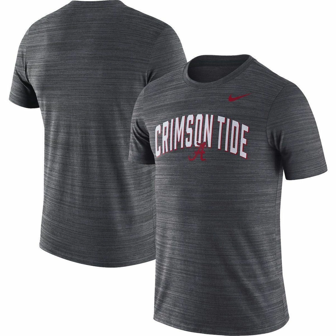 Nike Men's Heather Black Alabama Crimson Tide 2022 Game Day Sideline Velocity Performance T-Shirt 3 Nike Men's Heather Black Alabama Crimson Tide 2022 Game Day Sideline Velocity Performance T-Shirt