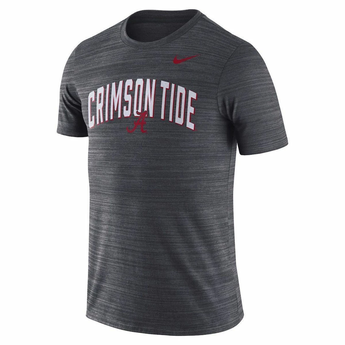 Nike Men's Heather Black Alabama Crimson Tide 2022 Game Day Sideline Velocity Performance T-Shirt 5 Nike Men's Heather Black Alabama Crimson Tide 2022 Game Day Sideline Velocity Performance T-Shirt - Image 3