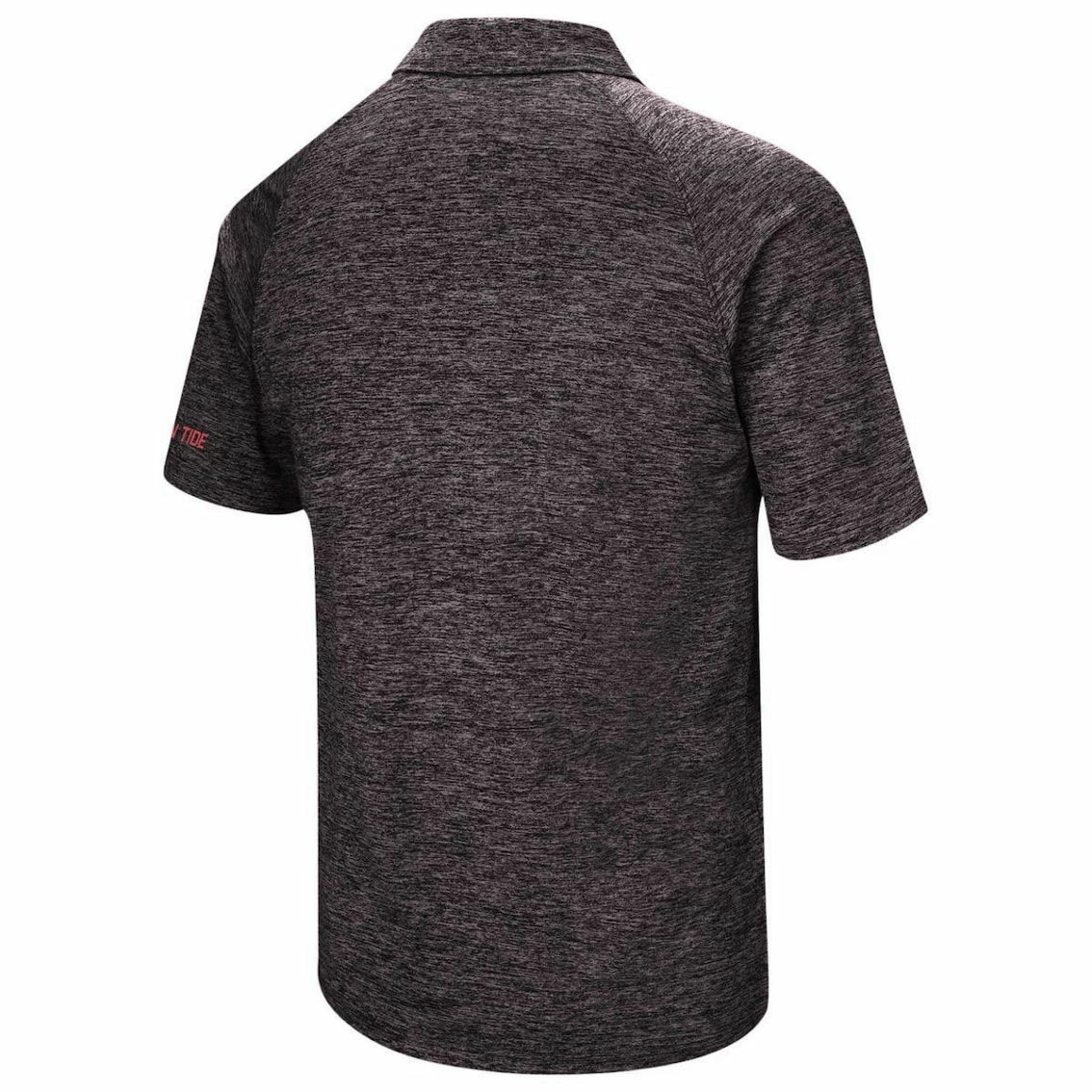 Colosseum Men's Black Alabama Crimson Tide Big & Tall Down Swing Polo 6 Colosseum Men's Black Alabama Crimson Tide Big & Tall Down Swing Polo - Image 4