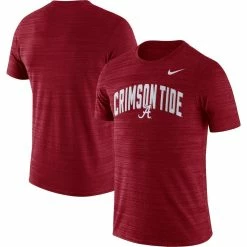 Nike Men's Crimson Alabama Crimson Tide 2022 Game Day Sideline Velocity Performance T-Shirt -Nike Sales Store DSCO1148301244 2840 ALT1