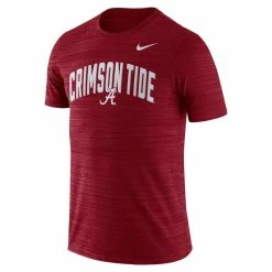 Nike Men's Crimson Alabama Crimson Tide 2022 Game Day Sideline Velocity Performance T-Shirt -Nike Sales Store DSCO1148301244 2840 ALT2