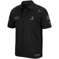 Colosseum Men's Black Alabama Crimson Tide OHT Military Appreciation Sierra Polo -Nike Sales Store DSCO1148301427 1007 ALT2