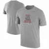 Nike Men's Heathered Gray Alabama Crimson Tide Vintage Logo Performance T-Shirt -Nike Sales Store DSCO1148301622 1927