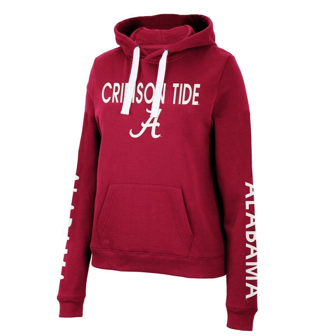 Colosseum Women's Cardinal Alabama Crimson Tide 3-Hit Pullover Sweatshirt 5 Colosseum Women's Cardinal Alabama Crimson Tide 3-Hit Pullover Sweatshirt - Image 3