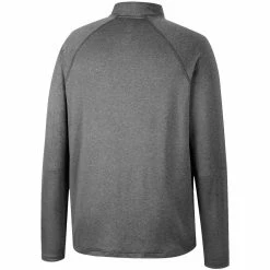 Colosseum Men's Heathered Gray Alabama Crimson Tide Earth First Raglan Quarter-Zip Windshirt -Nike Sales Store DSCO1148301817 1927 ALT3