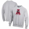 Champion Men's Heathered Gray Alabama Crimson Tide Vault Logo Reverse Weave Pullover Sweatshirt