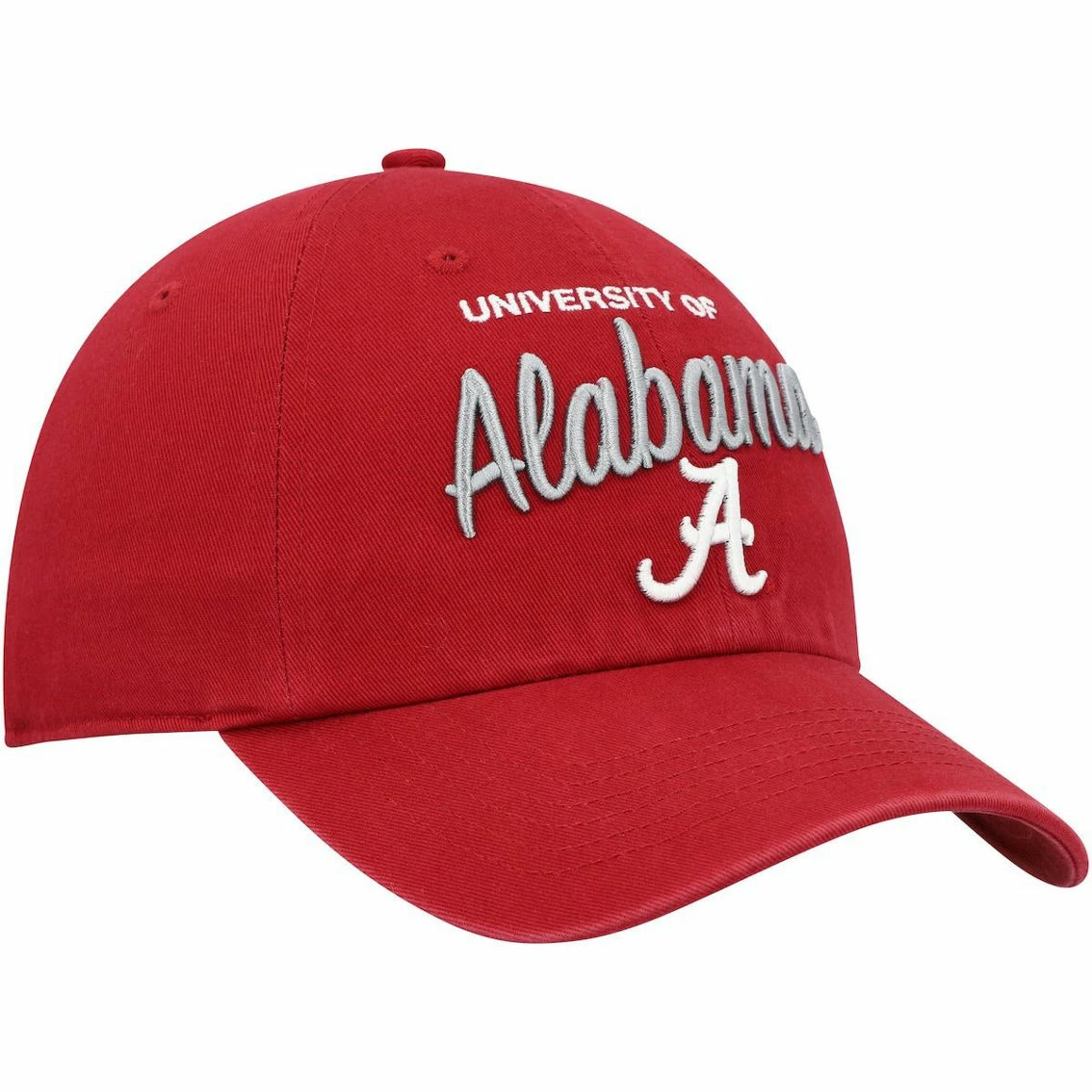Women's '47 Crimson Alabama Crimson Tide Phoebe Clean Up Adjustable Hat 6 Women's '47 Crimson Alabama Crimson Tide Phoebe Clean Up Adjustable Hat - Image 4