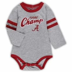 Outerstuff Newborn & Infant Heathered Gray/Crimson Alabama Crimson Tide Little Kicker Long Sleeve Bodysuit & Sweatpants Set 8 Outerstuff Newborn & Infant Heathered Gray/Crimson Alabama Crimson Tide Little Kicker Long Sleeve Bodysuit & Sweatpants Set -Nike Sales Store DSCO1148305934 1927 ALT2