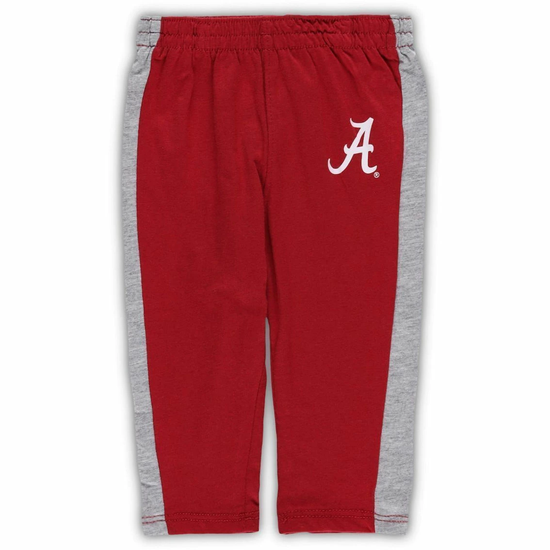 Outerstuff Newborn & Infant Heathered Gray/Crimson Alabama Crimson Tide Little Kicker Long Sleeve Bodysuit & Sweatpants Set 6 Outerstuff Newborn & Infant Heathered Gray/Crimson Alabama Crimson Tide Little Kicker Long Sleeve Bodysuit & Sweatpants Set - Image 4