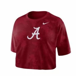 Nike Women's Crimson Alabama Crimson Tide Tie-Dye Cropped T-Shirt 8 Nike Women's Crimson Alabama Crimson Tide Tie-Dye Cropped T-Shirt -Nike Sales Store DSCO1148306560 2840 ALT2