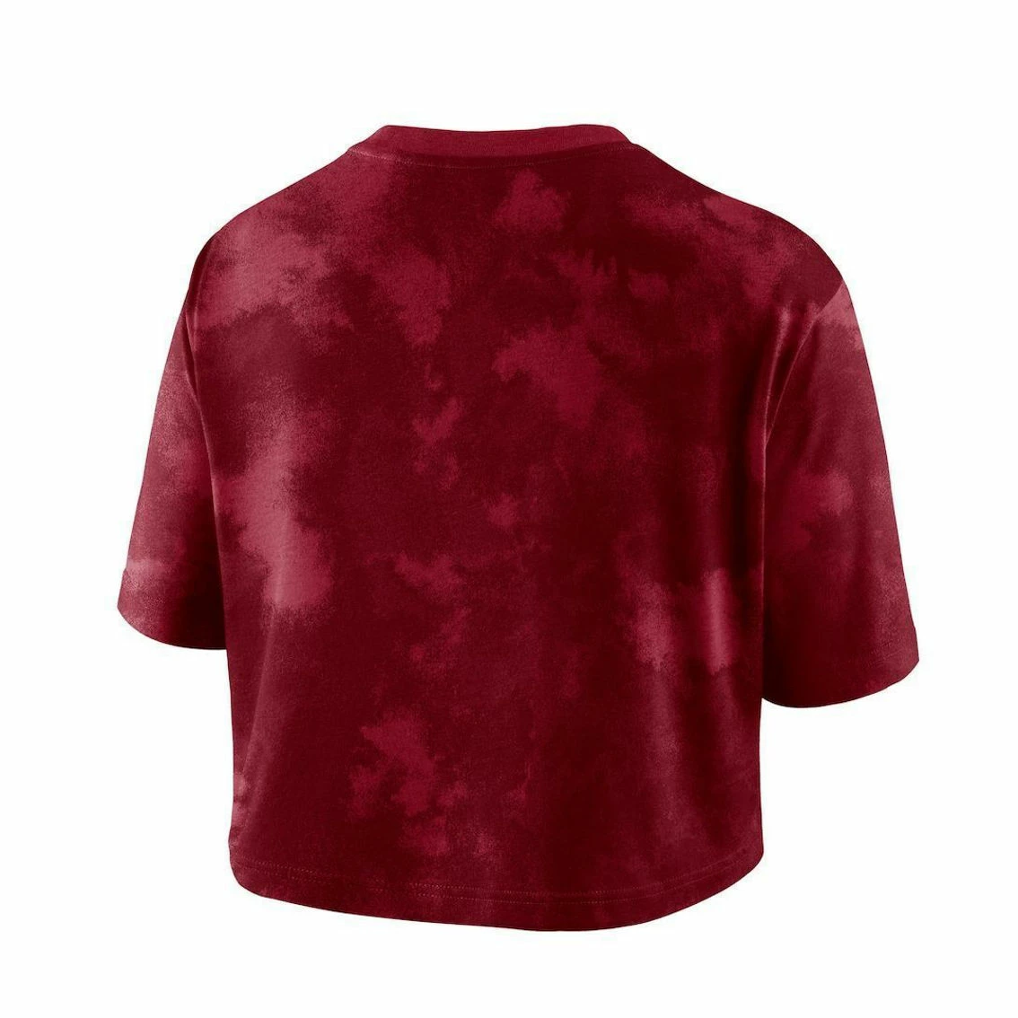 Nike Women's Crimson Alabama Crimson Tide Tie-Dye Cropped T-Shirt 6 Nike Women's Crimson Alabama Crimson Tide Tie-Dye Cropped T-Shirt - Image 4