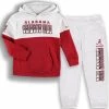 Outerstuff Preschool Heather Gray/Crimson Alabama Crimson Tide Playmaker Pullover Hoodie & Pants Set -Nike Sales Store DSCO1148307076 1927