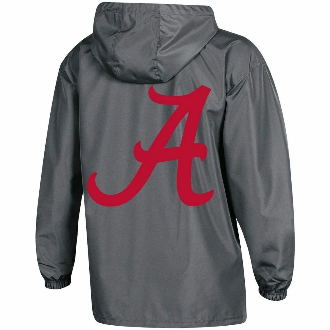Women's Champion Charcoal Alabama Crimson Tide Packable Half-Zip Light Rain Jacket 6 Women's Champion Charcoal Alabama Crimson Tide Packable Half-Zip Light Rain Jacket - Image 4