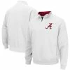 Colosseum Men's White Alabama Crimson Tide Tortugas Logo Quarter-Zip Pullover Jacket -Nike Sales Store DSCO1148307460 3550