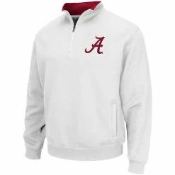 Colosseum Men's White Alabama Crimson Tide Tortugas Logo Quarter-Zip Pullover Jacket 8 Colosseum Men's White Alabama Crimson Tide Tortugas Logo Quarter-Zip Pullover Jacket -Nike Sales Store DSCO1148307460 3550 ALT2