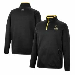 Men's Colosseum Black Appalachian State Mountaineers Rebound Quarter-Snap Jacket -Nike Sales Store DSCO1148310054 1007 ALT1