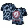 Women's ZooZatz Black Alabama Crimson Tide Cloud-Dye Cropped T-Shirt 2 Women's ZooZatz Black Alabama Crimson Tide Cloud-Dye Cropped T-Shirt -Nike Sales Store DSCO1148313659 1007