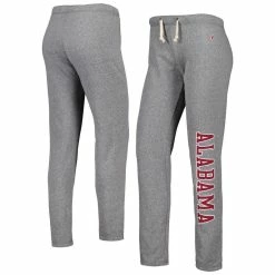 League Collegiate Wear Women's Heather Gray Alabama Crimson Tide Victory Springs Tri-Blend Jogger Pants