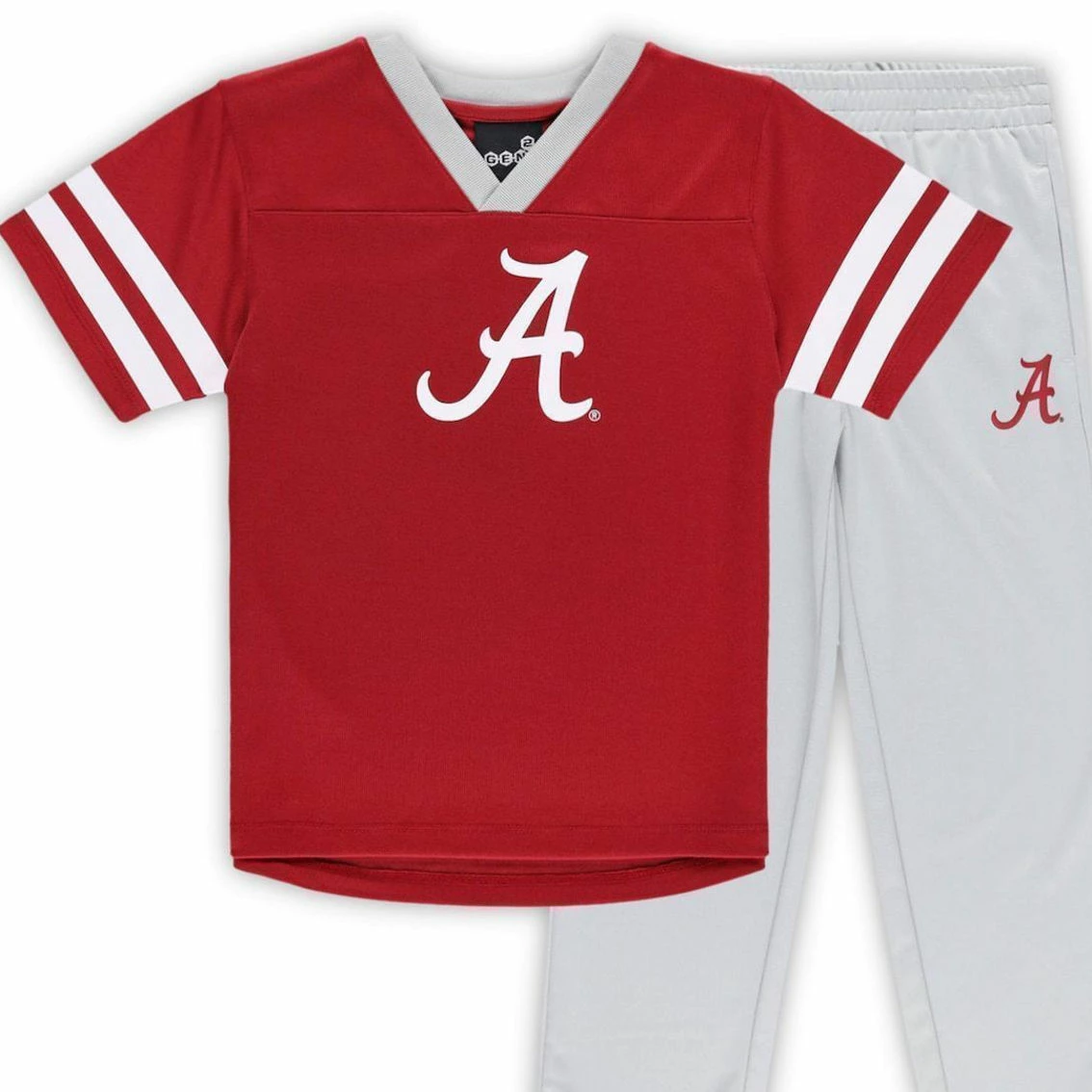 Outerstuff Preschool Crimson/Gray Alabama Crimson Tide Red Zone Jersey & Pants Set 3 Outerstuff Preschool Crimson/Gray Alabama Crimson Tide Red Zone Jersey & Pants Set