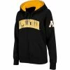 Colosseum Women's Black Appalachian State Mountaineers Arched Name Full-Zip Hoodie