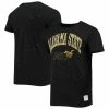 Original Retro Brand Men's Black Alabama State Hornets Bleach Splatter T-Shirt -Nike Sales Store DSCO1148316423 1007