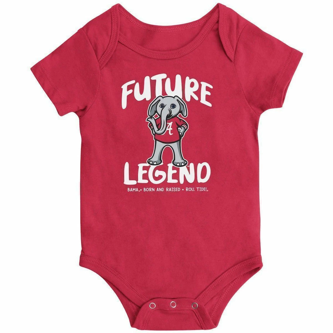Colosseum Newborn & Infant Crimson Alabama Crimson Tide Core Bodysuit 4 Colosseum Newborn & Infant Crimson Alabama Crimson Tide Core Bodysuit - Image 2