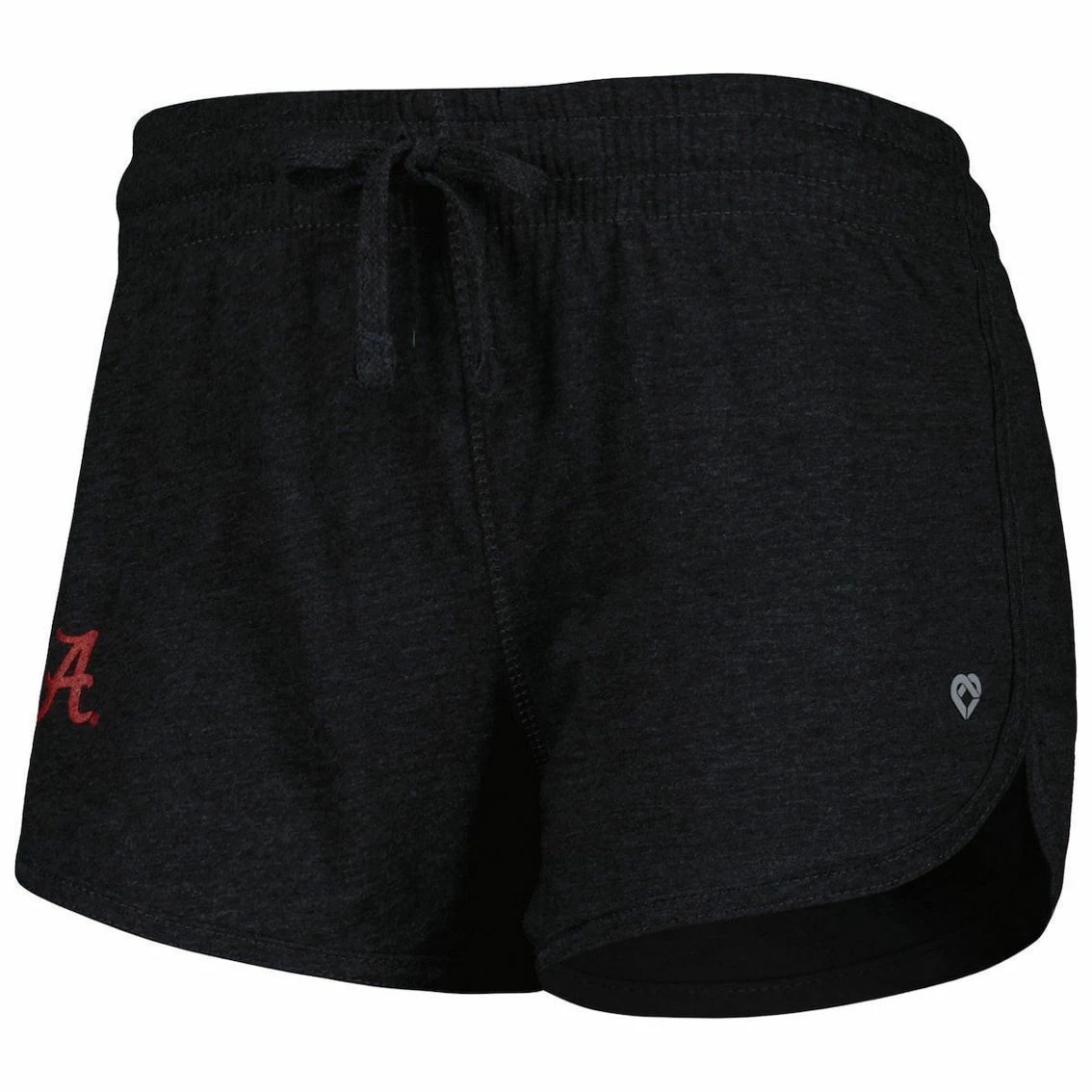 Colosseum Women's Heather Black Alabama Crimson Tide Simone Core Shorts 5 Colosseum Women's Heather Black Alabama Crimson Tide Simone Core Shorts - Image 3