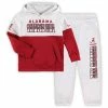 Outerstuff Infant Heather Gray/Crimson Alabama Crimson Tide Playmaker Pullover Hoodie & Pants Set -Nike Sales Store DSCO1148318935 1927