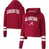 Colosseum Women's Crimson Alabama Crimson Tide Throwback Stripe Cropped Pullover Hoodie 2 Colosseum Women's Crimson Alabama Crimson Tide Throwback Stripe Cropped Pullover Hoodie -Nike Sales Store DSCO1148320080 2840
