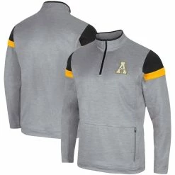Men's Colosseum Gray Appalachian State Mountaineers Bingo Quarter-Zip Jacket 7 Men's Colosseum Gray Appalachian State Mountaineers Bingo Quarter-Zip Jacket -Nike Sales Store DSCO1148320265 1927 ALT1