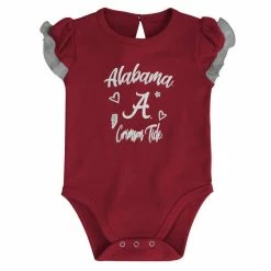 Outerstuff Girls Newborn & Infant Crimson/Heather Gray Alabama Crimson Tide Too Much Love Two-Piece Bodysuit Set 8 Outerstuff Girls Newborn & Infant Crimson/Heather Gray Alabama Crimson Tide Too Much Love Two-Piece Bodysuit Set -Nike Sales Store DSCO1150498621 2840 ALT2