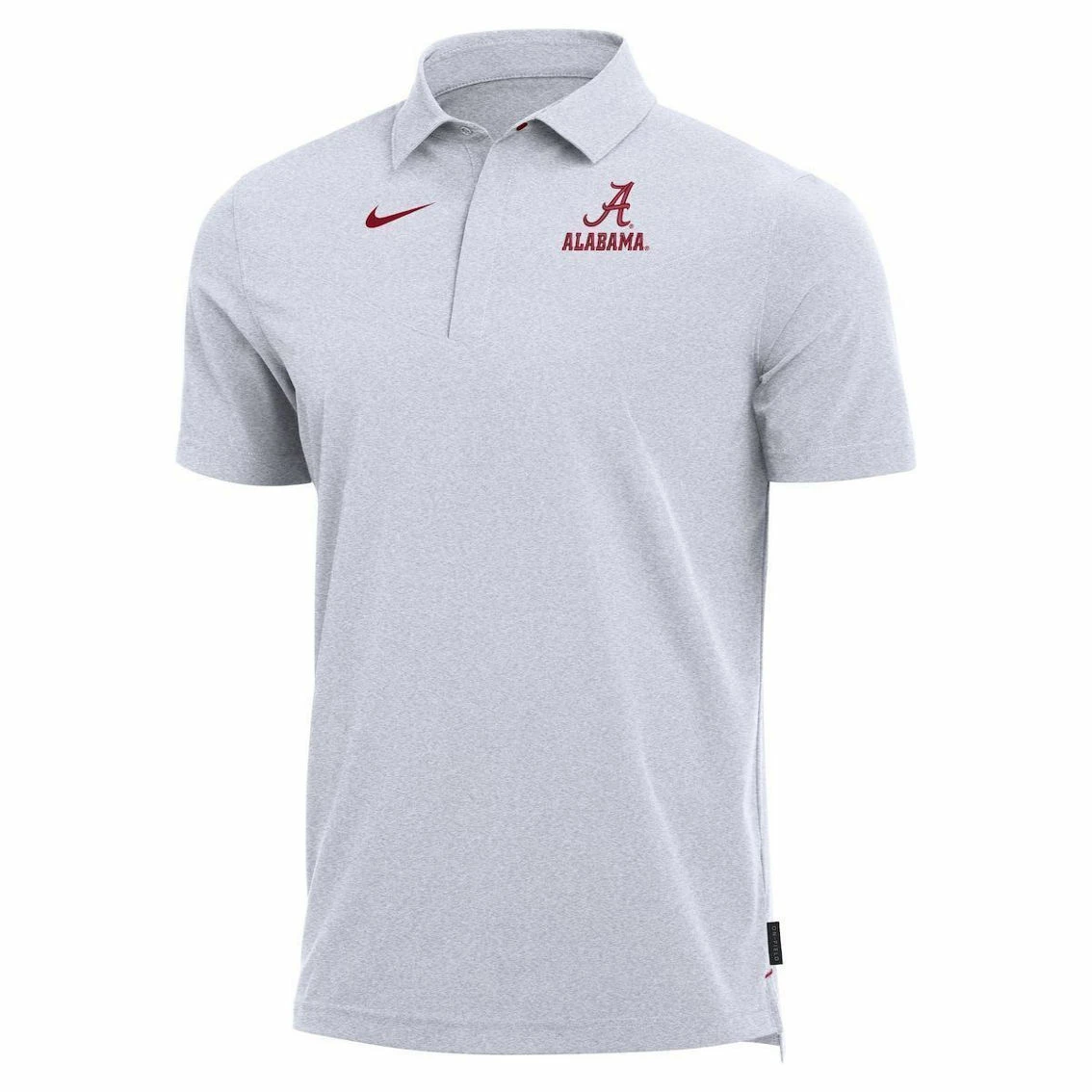 Men's Nike White Alabama Crimson Tide 2022 Coach Performance Polo 5 Men's Nike White Alabama Crimson Tide 2022 Coach Performance Polo - Image 3