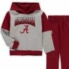 Outerstuff Preschool Gray/Crimson Alabama Crimson Tide Sideline Hoodie & Pants Set -Nike Sales Store DSCO1150991895 1927