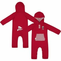 Colosseum Infant Crimson Alabama Crimson Tide Whowonkas Raglan Long Sleeve Hoodie Jumper
