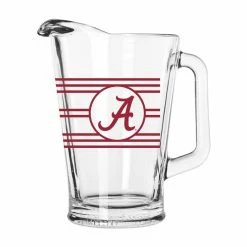 Logo Brands Alabama Crimson Tide 60oz. Multi-Stripe Pitcher