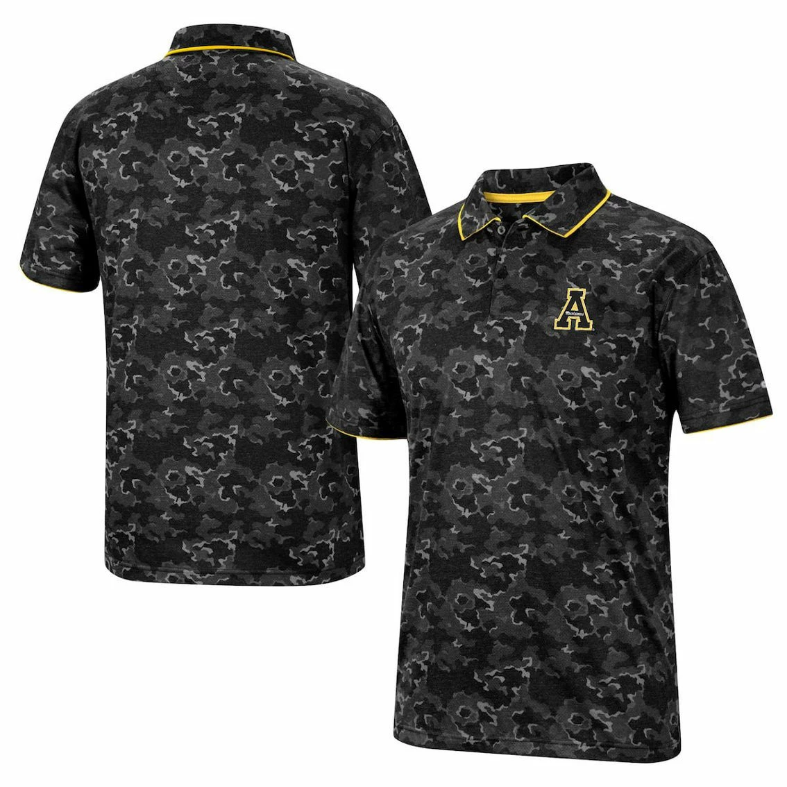 Men's Colosseum Black Appalachian State Mountaineers Speedman Polo 4 Men's Colosseum Black Appalachian State Mountaineers Speedman Polo - Image 2