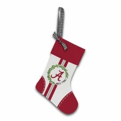 Magnolia Lane Alabama Crimson Tide Wood Stocking Ornament