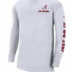 Nike Men's White Alabama Crimson Tide Heritage Max 90 Long Sleeve T-Shirt 8 Nike Men's White Alabama Crimson Tide Heritage Max 90 Long Sleeve T-Shirt -Nike Sales Store DSCO1151103462 3550 ALT2