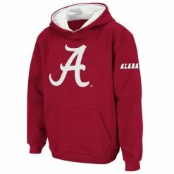 Colosseum Youth Crimson Alabama Crimson Tide Big Logo Pullover Hoodie -Nike Sales Store DSCO1151351402 2840 ALT1