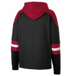Men's Colosseum Black Alabama Crimson Tide Lace-Up 4.0 Pullover Hoodie -Nike Sales Store DSCO1151351659 1007 ALT3