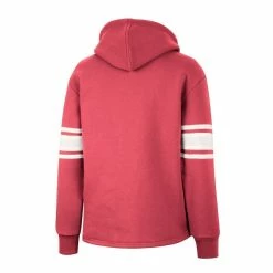 Colosseum Women's Crimson Alabama Crimson Tide Mia Striped Full-Snap Hoodie Jacket -Nike Sales Store DSCO1151536415 2840 ALT3