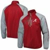 G-III Sports By Carl Banks Men's Crimson Alabama Crimson Tide Point Guard Raglan Half-Zip Jacket -Nike Sales Store DSCO1151839640 2840