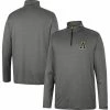 Colosseum Men's Charcoal Appalachian State Mountaineers Logo Quarter-Zip Windshirt
